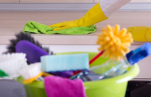 Professional move out cleaning in an Islington apartment before handover