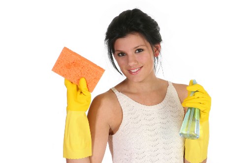 Deep cleaning of kitchen and bathroom areas in Islington home