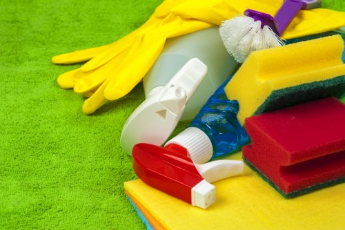 Occupant safety measures during carpet cleaning work
