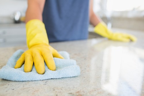 Curtain cleaning for a commercial interior in Islington